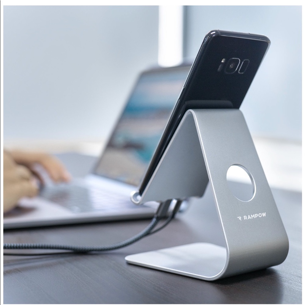RAMPOW Cell Phone and Tablet Stand: Cradle, Holder - Picture 3 of 7